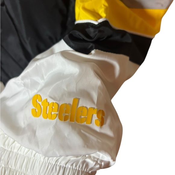 The Wild Collective Pittsburgh Steelers Track Jacket NWT Men’s Medium - Picture 4 of 11